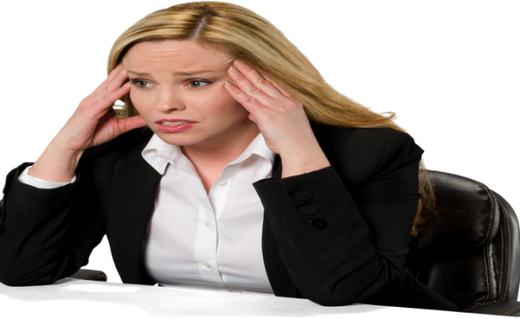 אישה בלי בטחון